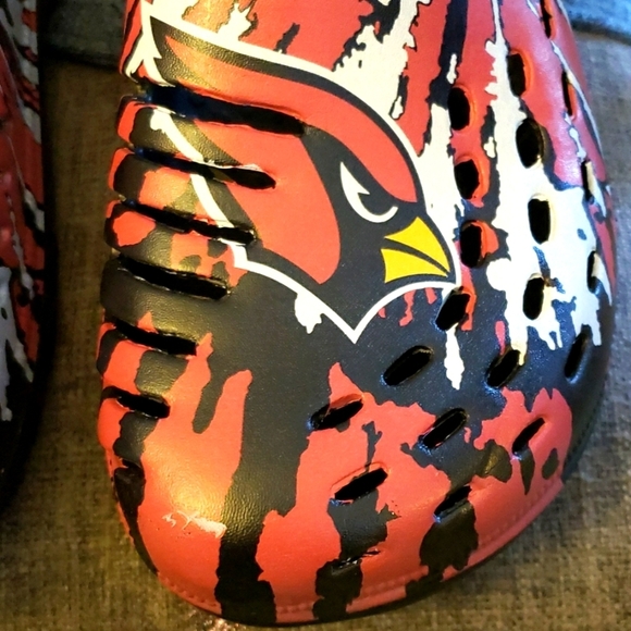 Arizona Cardinals NFL Mens Tie-Dye Clog With Strap Size M 9/10 - Picture 3 of 11